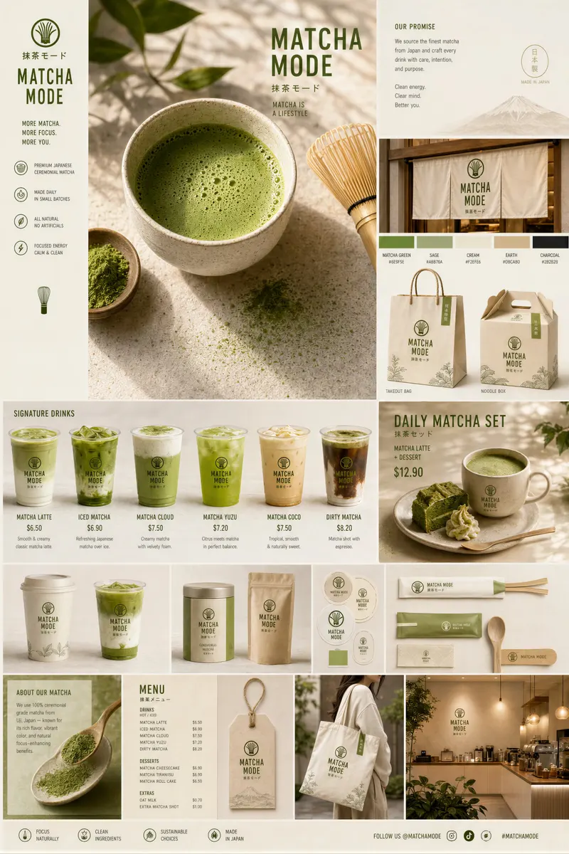 Matcha Brand Kit